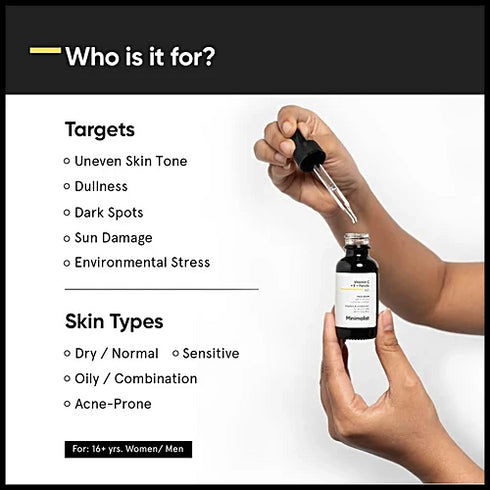 Minimalist 16% Vitamin C Serum With Vitamin E & Ferulic Acid