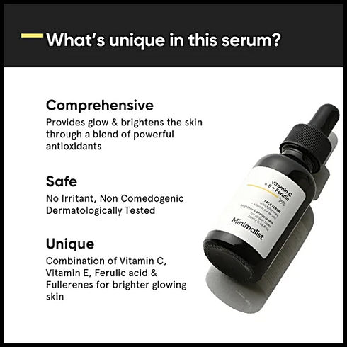 Minimalist 16% Vitamin C Serum With Vitamin E & Ferulic Acid