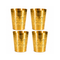Pure Brass Lassi Drinking Glass | Pack of 4