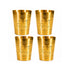 Pure Brass Lassi Drinking Glass | Pack of 4