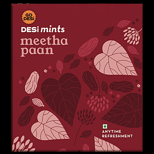 Go Desi Meetha Paan Mints Box of 60 sachets