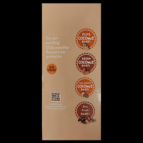 Go Desi Dry Fruit Barfi |Pack of 6