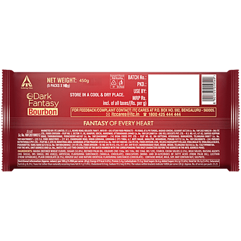 Sunfeast Dark Fantasy Bourbon Classic Chocolate Biscuits