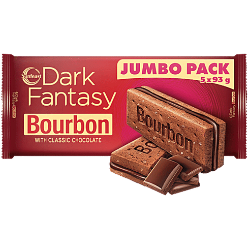 Sunfeast Dark Fantasy Bourbon Classic Chocolate Biscuits
