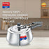 Prestige Nakshatra Cute Svachh Stainless Steel Spillage Control Pressure Cooker Silver 3 L