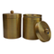 Brass Jar with Lid for Tea Sugar and Spice 419G 1 PCS