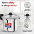 Prestige Popular Svachh Spillage Control Stainless Steel Pressure Cooker 3 L Silver