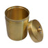 Brass Jar with Lid for Tea Sugar and Spice 419g Each (Pack of 2)