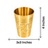 Pure Brass Lassi Drinking Glass | Pack of 4