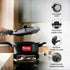Prestige Svachh Hard Anodised Spillage Control Senior Pressure Cooker 5 L Black