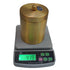 Brass Jar with Lid for Tea Sugar and Spice 419g Each (Pack of 2)