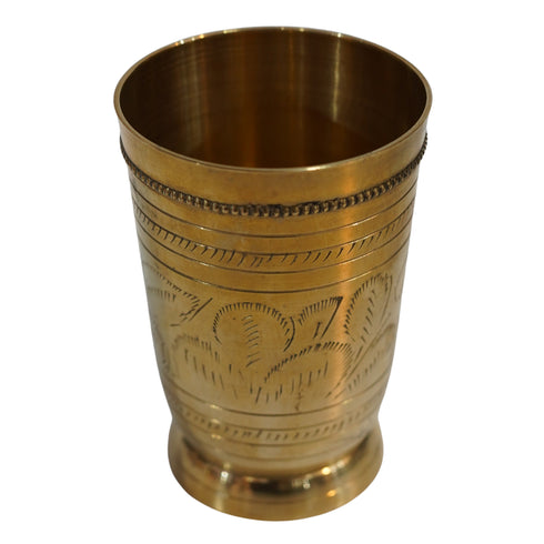 Pure Brass Drinking Glass | Pack of 6