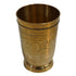 Pure Brass Embossed Design Tumbler Glass | Pack of 1