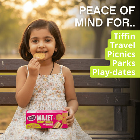 Early Foods Chota Pack Multi grain Millet Jaggery Cookies