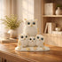 Modern Minimalist Owl Family Figurine Resin Showpiece for Home Decor