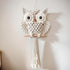 Owl Wall Hanging | Handcrafted Boho Home Decor with Natural Elements