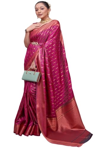 Vasthrlay Banarasi Traditional Unstitched Saree