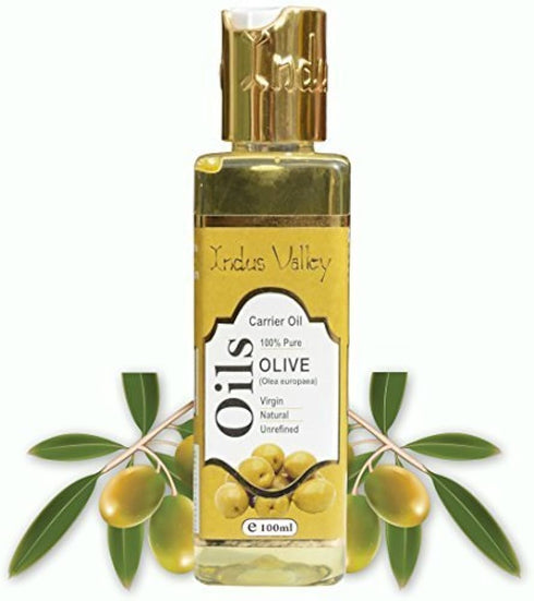 Indus Valley 100% Pure Carrier Oil- Natural| Virgin| Unrefined & Cold Pressed Olive Oil Olea Europaea