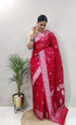 Vasthrlay Banarasi Unstitched Saree