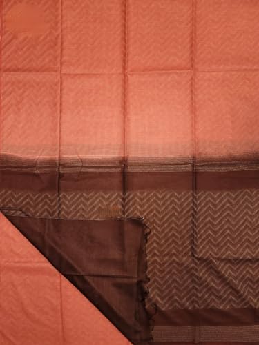 Vasthrlay Brown Bhagalpuri Saree