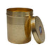 Brass Jar with Lid for Tea Sugar and Spice 238g Each 1 PCS