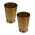 Pure Brass Drinking Glass | Pack of 4