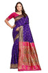 Vasthrlay Kanjivaram Chand Paithani Rama Pink Saree With Blouse Piece