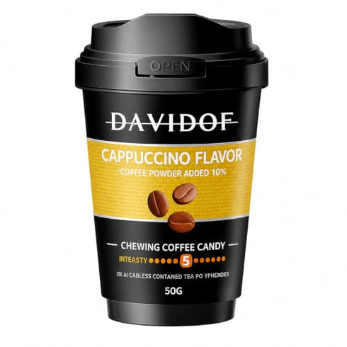 Daviddoff Coffee Chewy Candy - Cappuccino Flavor, 50g