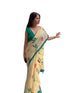 Vasthrlay Yellow Border Lightweight Handloom