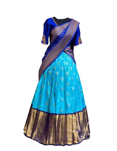 Vasthrlay Traditional Unstitched Kanjivaram Kanchipuram