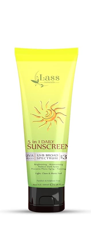 Lass Naturals Sunscreen 5-in-1 Daily Lotion SPF 30+ UVA PA+++