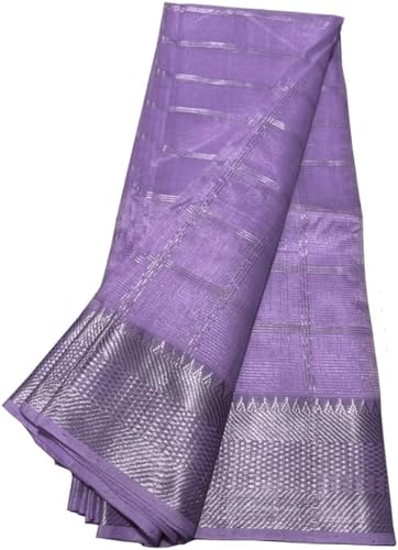Vasthrlay Nr Handloom Banarasi Lavender Purple