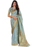 Vasthrlay Kanjivaram Unstitched Saree