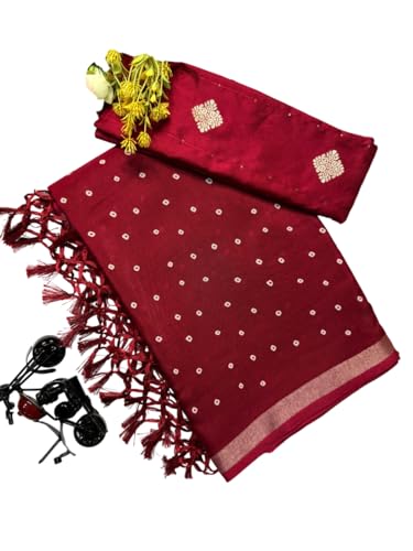 Vasthrlay Tussar Bandhani Weaving