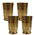Pure Brass Drinking Glass | Pack of 4