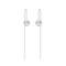 CLARA 925 Sterling Silver Sui Dhaga Threader Earrings Ball