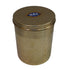 Brass Jar with Lid for Tea Sugar and Spice 238g Each 1 PCS