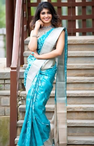 Vasthrlay Banarasi Kanjivaram Kanchipuram Shiv 1 Saree With Blouse Piece