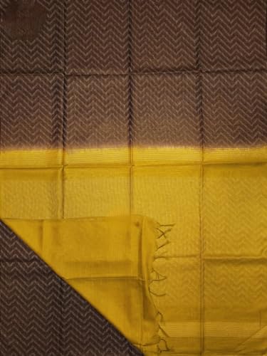 Vasthrlay Brown Bhagalpuri Saree
