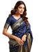 Vasthrlay Banarasi Kanjivaram Kanchipuram Pari 160 Saree With Blouse Piece
