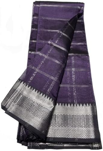 Vasthrlay Nr Handloom Banarasi Lavender Purple