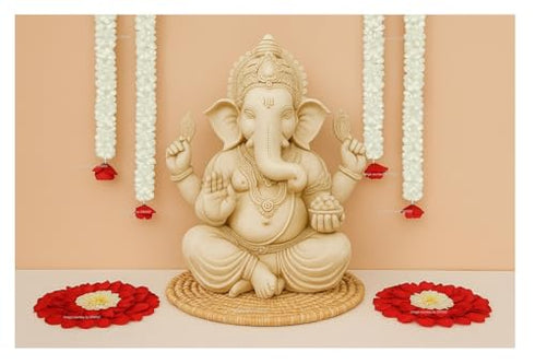 SPHINX Artificial Jasmine Buds (Mogra) & Rose Strings Garlands for Festivals