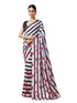 Vasthrlay Orange Unstitched Saree
