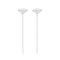 CLARA 925 Sterling Silver Sui Dhaga Threader Earrings Aria