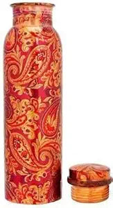 Copper Stylish Bottle 900 ML (Red)