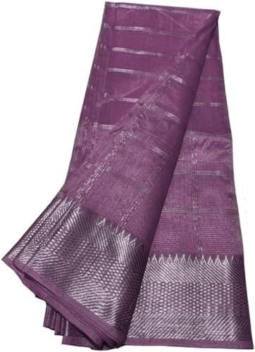 Vasthrlay Nr Handloom Banarasi Lavender Purple