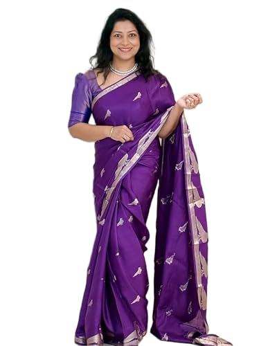 Vasthrlay Banarasi Unstitched Saree