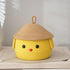 Multi-Purpose Cute Jute Basket with Lid Storage Baskets