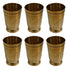 Pure Brass Drinking Glass | Pack of 6