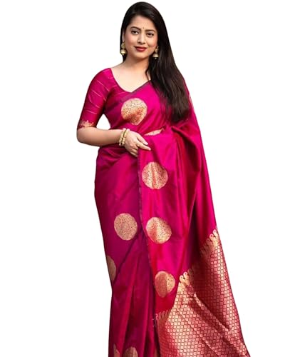 Vasthrlay Banarasi Kanjivaram Kanchipuram Kerigola Saree With Blouse Piece